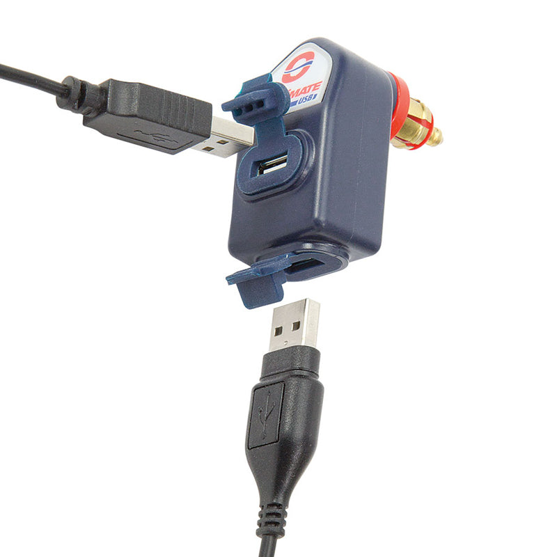 Cargador USB doble OPTIMATE - MOTOMEDIA