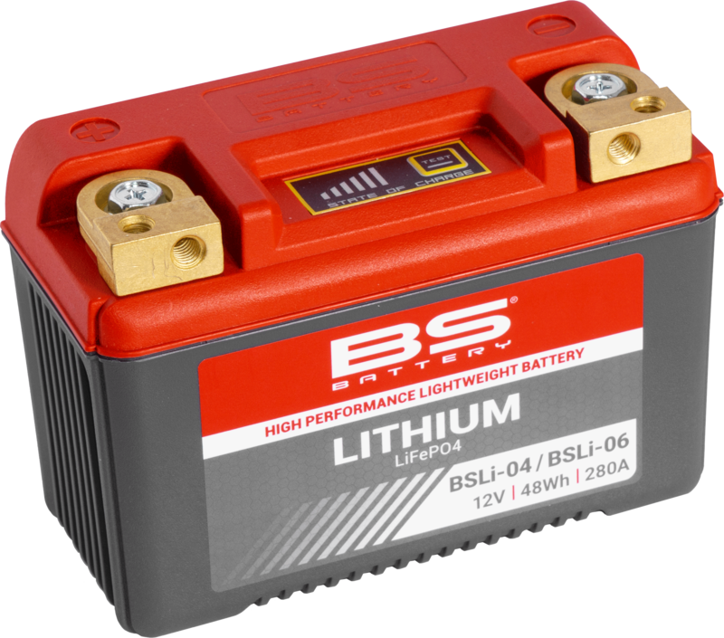 Batería de litio BS BATTERY BSLI-04/06 - MOTOMEDIA