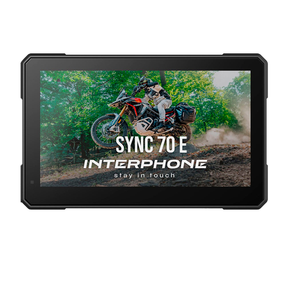 Interphone Smart Display SYNC70E 7 pulgadas moto