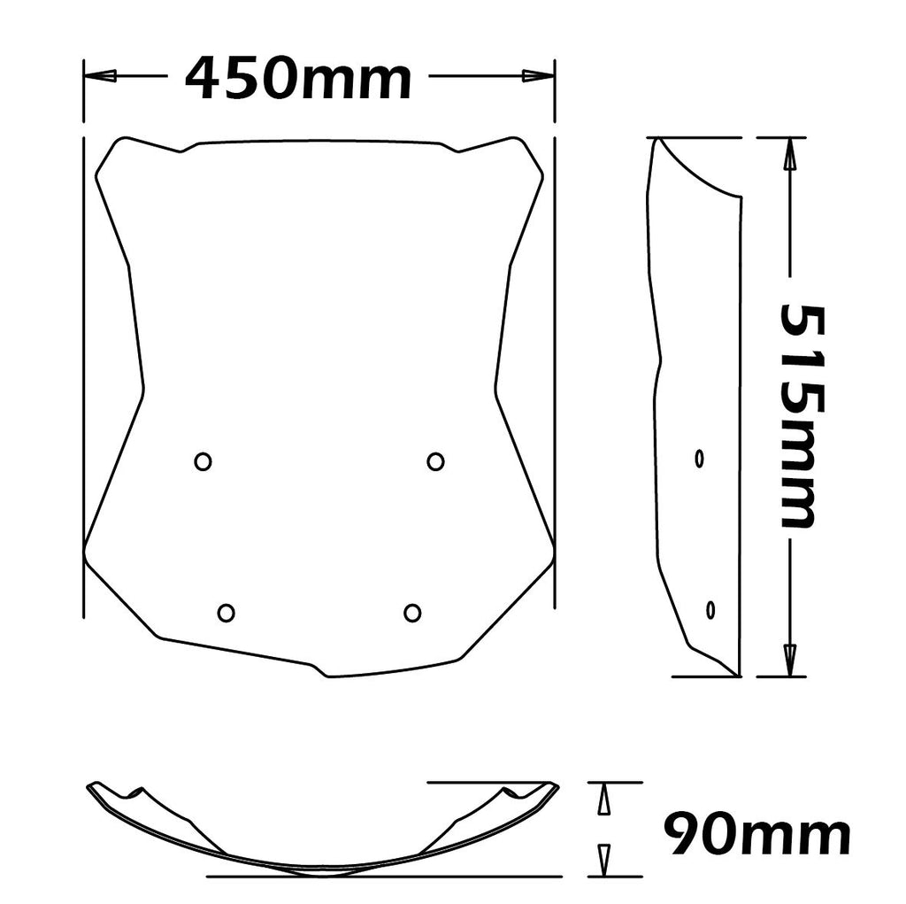 Parabrisas Alta BMW R 1200/125