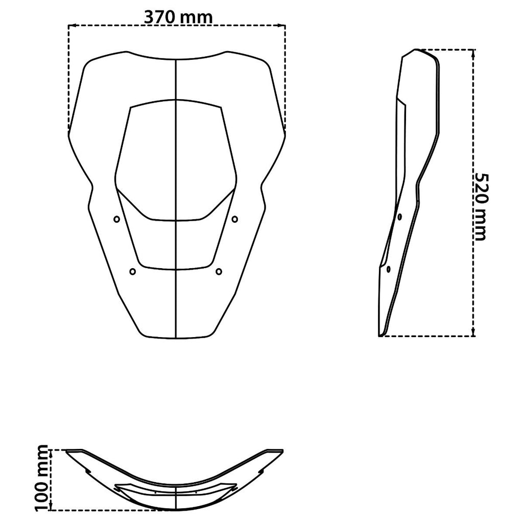 Cúpula ISOTTA Odysseus para BMW R1300GS